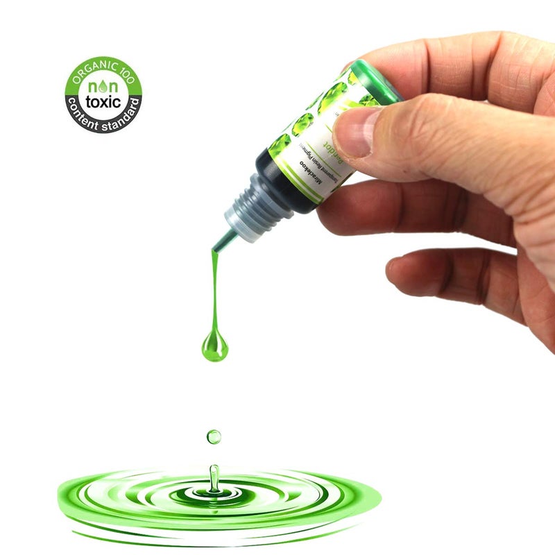 Miraclekoo 24 Colors Epoxy UV Resin Color Pigment Liquid Epoxy Resin Dye Colorant,10ml Each,Transparent - Image 2